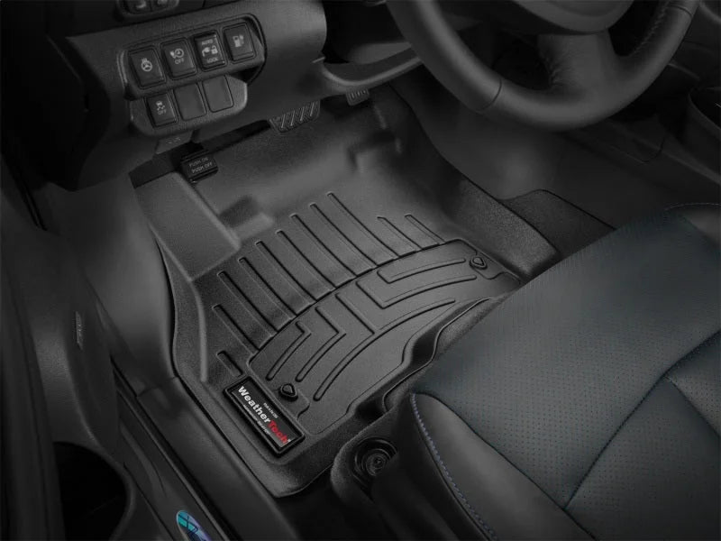 WeatherTech 11+ Nissan Leaf Front FloorLiner - Black - Installation View
