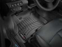 Load image into Gallery viewer, WeatherTech 11+ Nissan Leaf Front FloorLiner - Black - Installation View