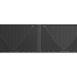 Load image into Gallery viewer, WeatherTech 11+ Toyota Sienna Rear Rubber Mats - Black - Back View
