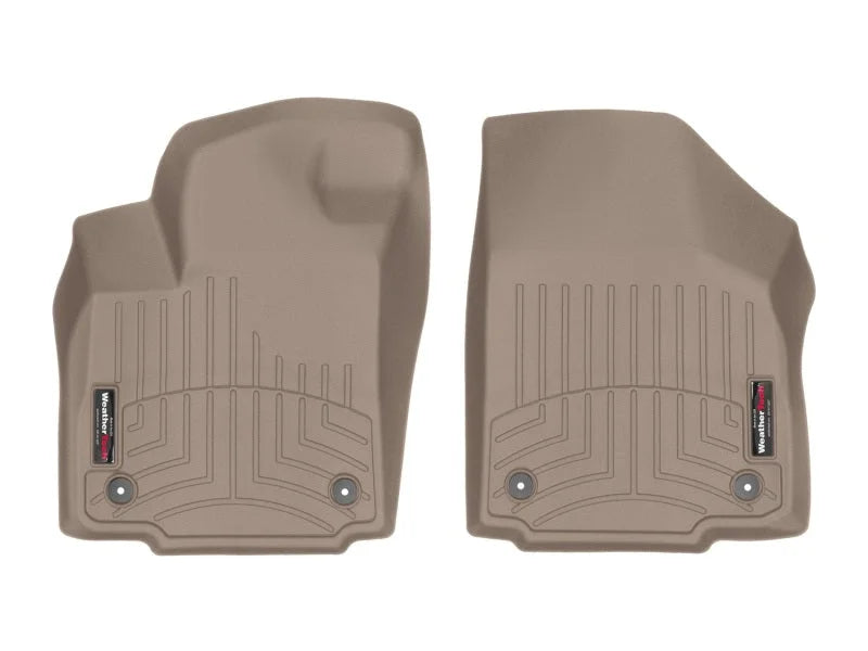 WeatherTech 11+ Volkswagen Amarok Front FloorLiner - Tan - Back View