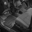 Load image into Gallery viewer, WeatherTech 12-13 Ford F250/F350/F450/F550 Front FloorLiner - Black - Installation View