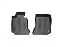 Load image into Gallery viewer, WeatherTech 12-13 Mercedes-Benz C-Class Front FloorLiner - Black - Back View
