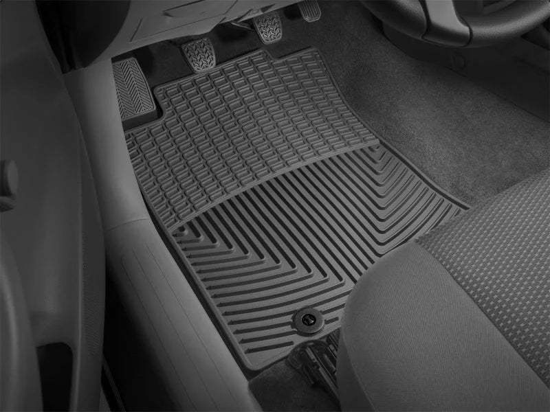 WeatherTech 12-13 Toyota Tacoma Front Rubber Mats - Black - Installation View