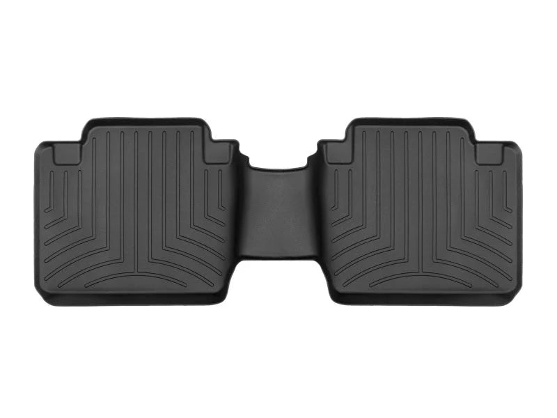 WeatherTech 12-13 Toyota Tacoma Rear FloorLiner - Black - Installation View