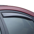 Load image into Gallery viewer, WeatherTech 12-14 Subaru Impreza (Hatchbk)/ 13+ XV Crosstrek Fr &amp; Rr Side Wndw Deflectors - Dark Smk - Back View