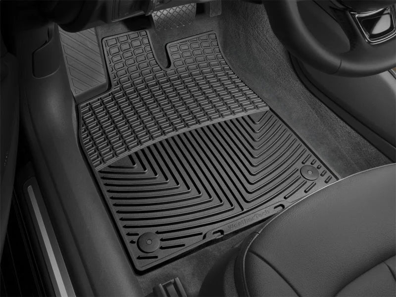 WeatherTech 12+ Audi A6/S6 Front Rubber Mats - Black - Installation View
