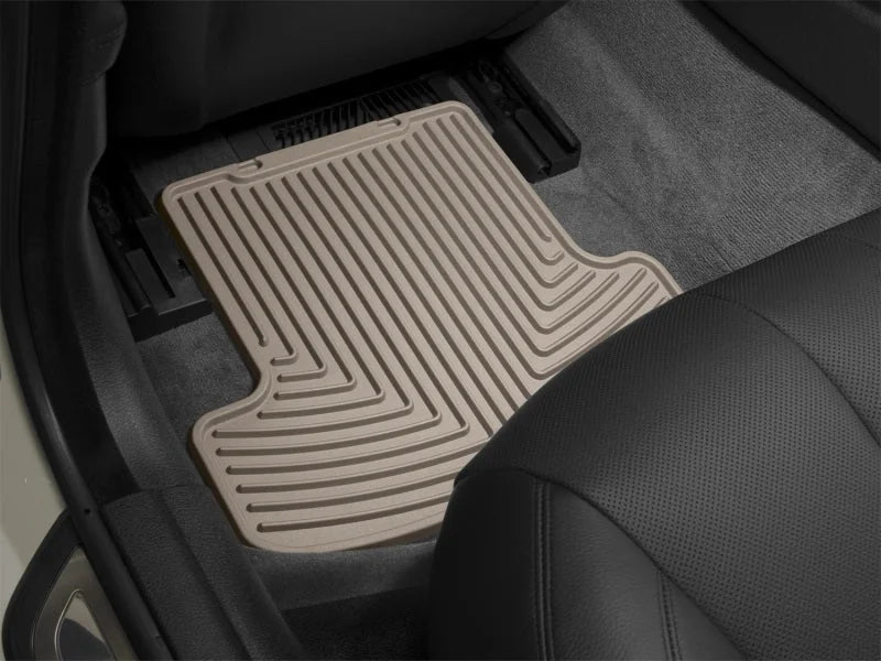 WeatherTech 12+ Audi A6/S6 Front Rubber Mats - Tan - Installation View