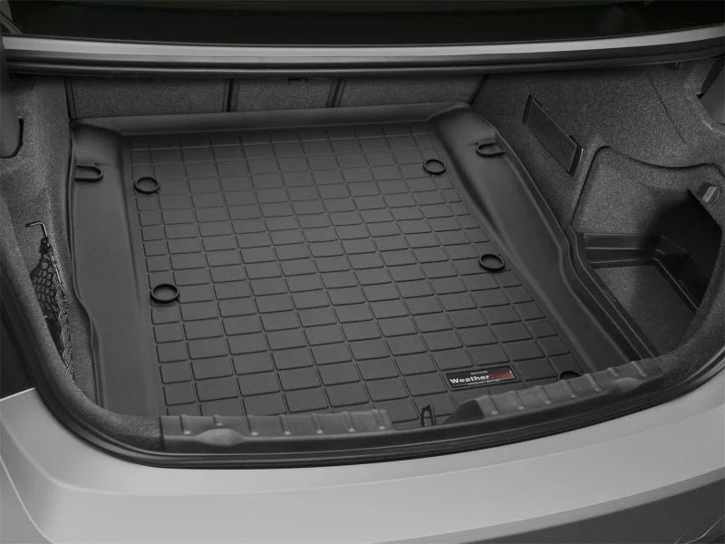 WeatherTech 12 BMW 3-Series Cargo Liners - Black - Installation View