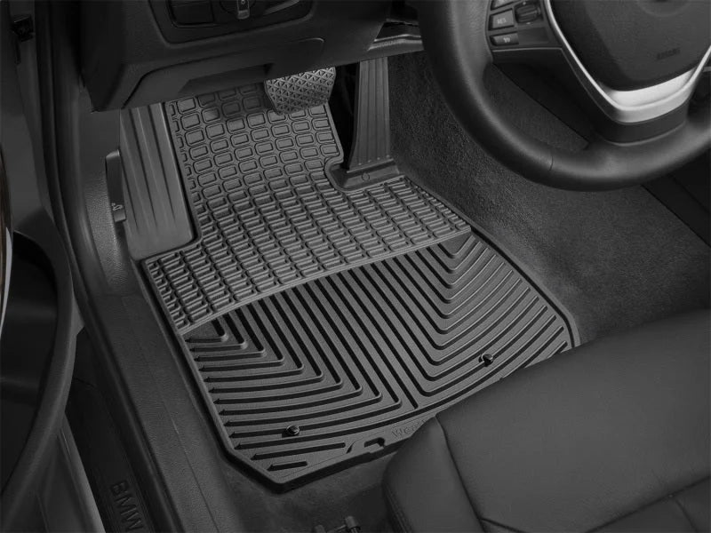 WeatherTech 12+ BMW 3-Series (F30) Front Rubber Mats - Black - Side View