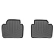 Load image into Gallery viewer, WeatherTech 12+ BMW 3-Series Rear FloorLiner - Black - Main Product View
