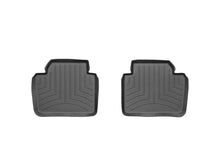 Load image into Gallery viewer, WeatherTech 12+ BMW 3-Series Rear FloorLiner - Black - Main Product View