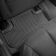 Load image into Gallery viewer, WeatherTech 12+ BMW 6-Series Rear FloorLiner - Black - Installation View