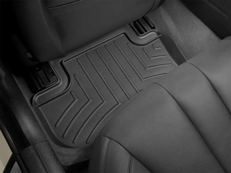 WeatherTech 12+ BMW 6-Series Rear FloorLiner - Black - Installation View