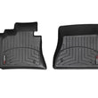 Load image into Gallery viewer, WeatherTech 12+ Ford F250/F350/F450/F550 Front FloorLiner - Black - Installation View