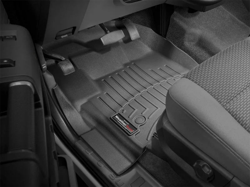 WeatherTech 12+ Ford F250/F350/F450/F550 Front FloorLiner - Black - Additional View 16