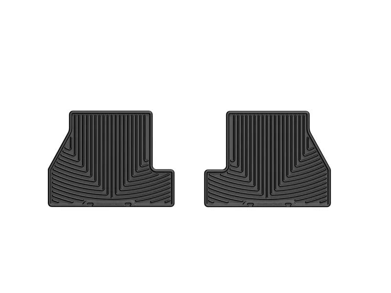 WeatherTech 12+ Ford Focus Rear Rubber Mats - Black - Side View
