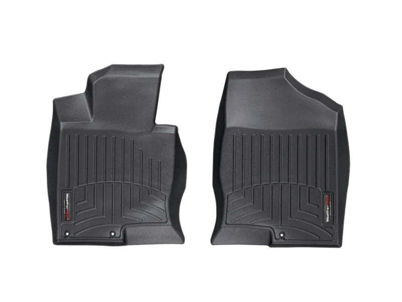 WeatherTech 12+ Hyundai Azera Front FloorLiner - Black - Back View