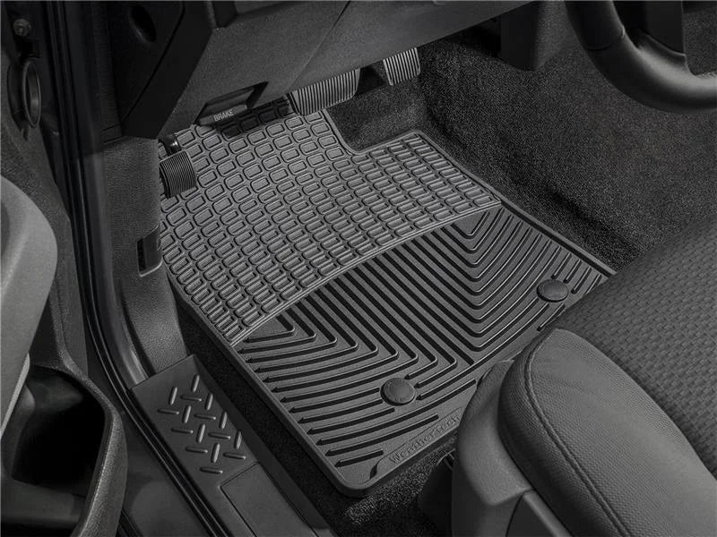 WeatherTech 12+ Mercedes-Benz ML-Class Front Rubber Mats - Black - Main Product View