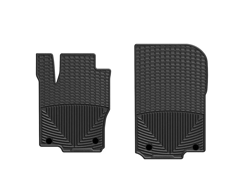 WeatherTech 12+ Mercedes-Benz ML-Class Front Rubber Mats - Black - Side View