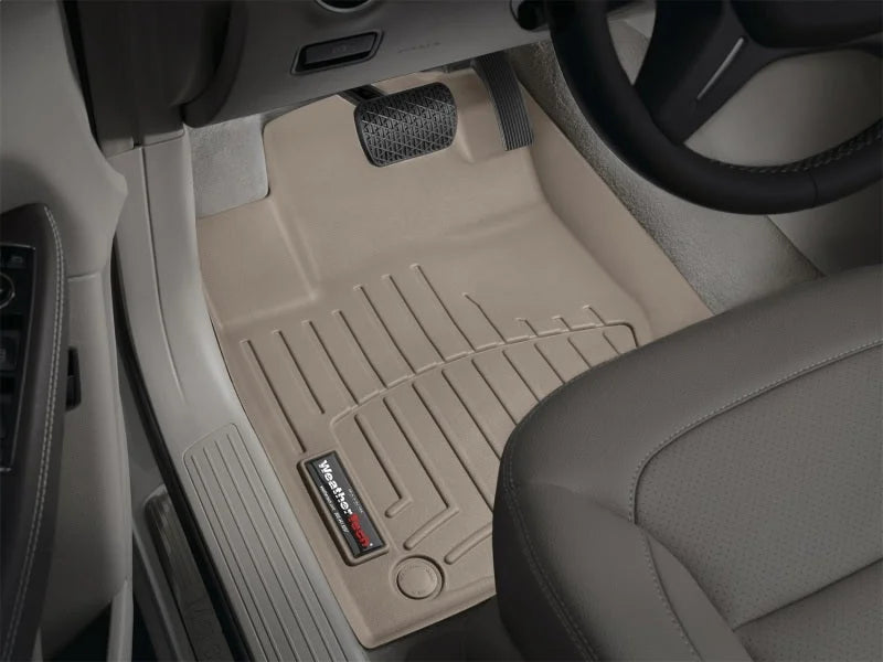 WeatherTech 12+ Mercedes-Benz ML350 Front FloorLiner - Tan - Installation View