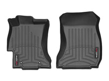 Load image into Gallery viewer, WeatherTech 12+ Subaru Impreza Front FloorLiner - Black - Main Product View