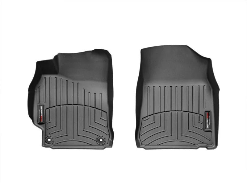 WeatherTech 12+ Toyota Camry Front FloorLiner - Black - Back View