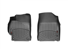 Load image into Gallery viewer, WeatherTech 12+ Toyota Camry Front FloorLiner - Black - Back View