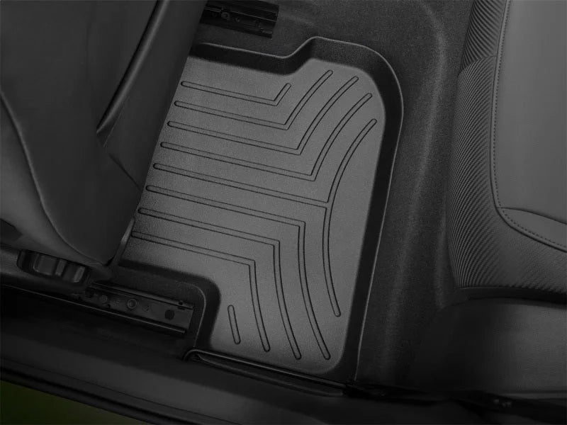 WeatherTech 12+ Volkswagen Beetle Rear FloorLiner - Black - Installation View