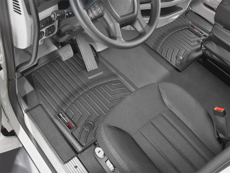 WeatherTech 13-24 Kenworth T680 Front FloorLiner for Vinyl Floors - Black - Additional View 10