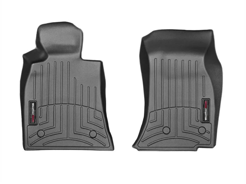 WeatherTech 13+ Cadillac ATS Front FloorLiner - Black - Main Product View