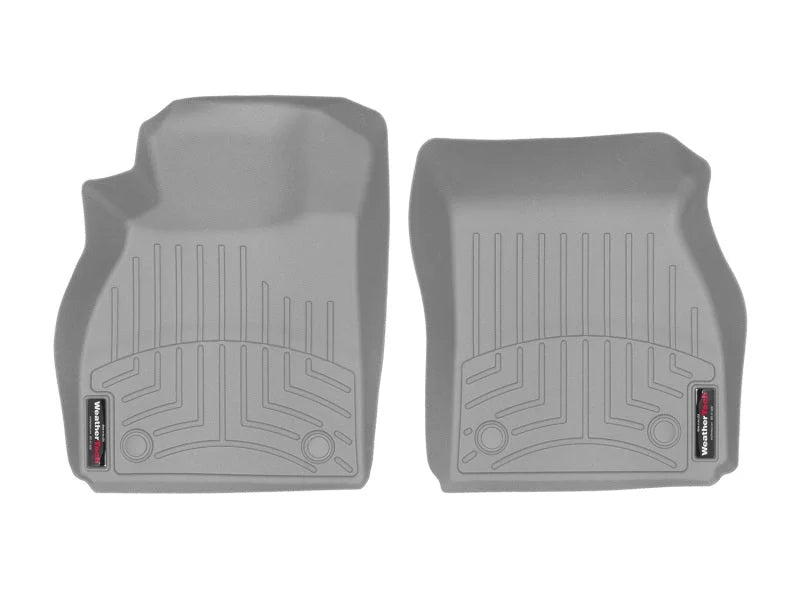 WeatherTech 13+ Chevrolet Malibu Front FloorLiner - Grey - Back View