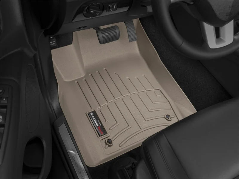 WeatherTech 13+ Dodge Durango Front FloorLiner - Tan - Installation View