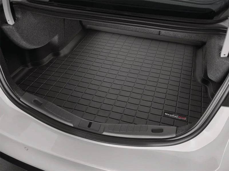 WeatherTech 13+ Ford Fusion Cargo Liner - Black - Installation View