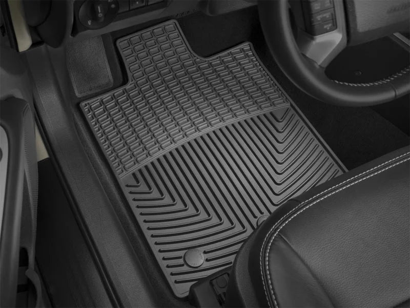 WeatherTech 13+ Ford Fusion Front Rubber Mats - Black - Main Product View