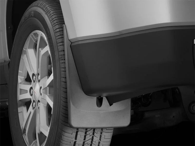WeatherTech 13+ GMC Acadia No Drill Rear Mudflaps - Additional View 5