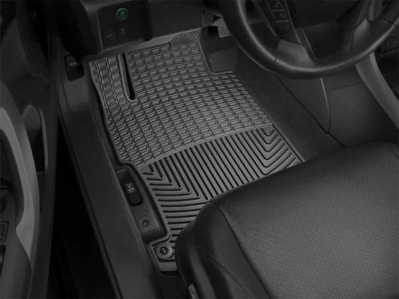 WeatherTech 13+ Honda Accord Front Rubber Mats - Black - Installation View