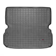 Load image into Gallery viewer, WeatherTech 13+ Infiniti JX Cargo Liners - Black - Back View