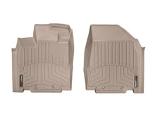 Load image into Gallery viewer, WeatherTech 13+ Infiniti JX Front FloorLiner - Tan - Back View