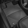 Load image into Gallery viewer, WeatherTech 13+ Infiniti JX Front Rubber Mats - Black - Back View
