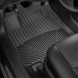 Load image into Gallery viewer, WeatherTech 13+ Infiniti JX Front Rubber Mats - Black - Installation View
