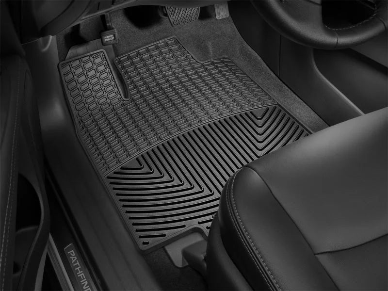 WeatherTech 13+ Infiniti JX Front Rubber Mats - Black - Installation View