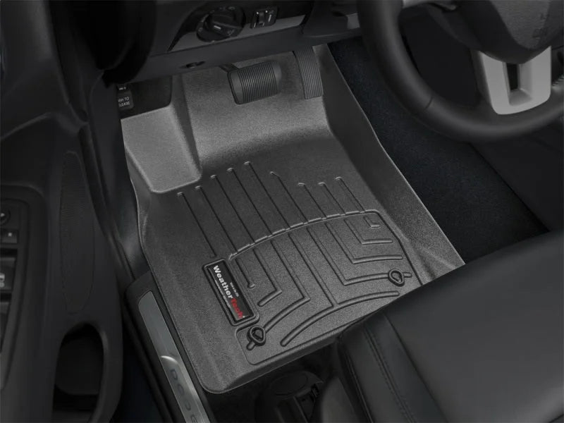 WeatherTech 13+ Jeep Grand Cherokee Front FloorLiner - Black - Installation View
