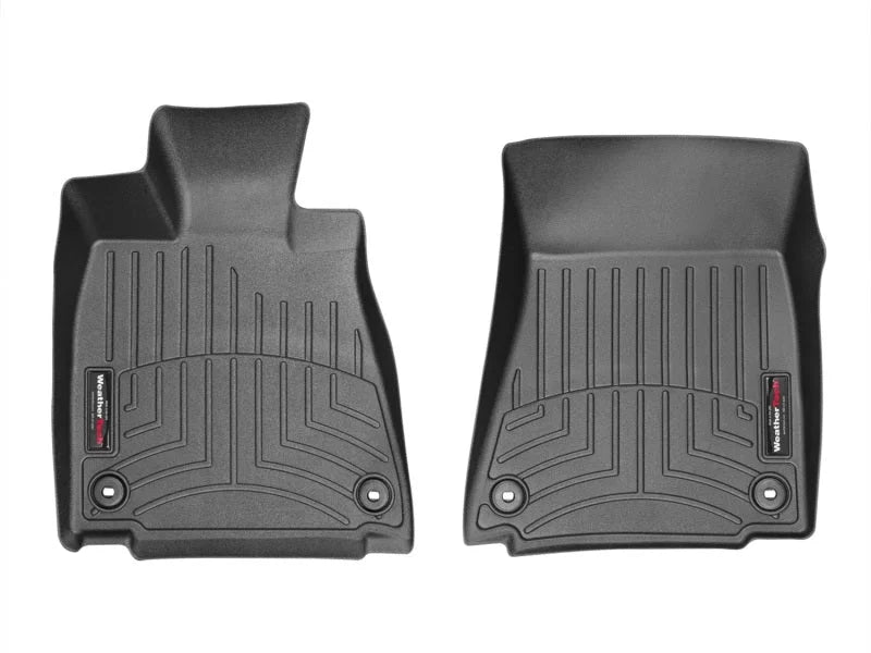 WeatherTech 13+ Lexus GS RWD Front FloorLiners - Black - Main Product View
