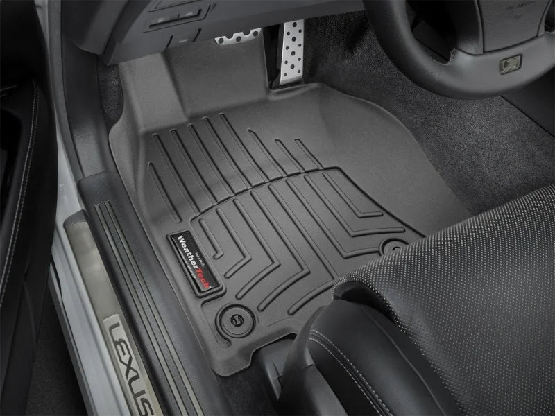 WeatherTech 13+ Lexus LS Front FloorLiner - Black - Additional View 13