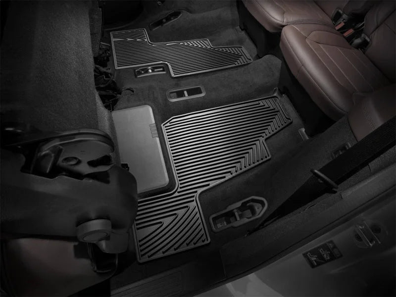 WeatherTech 13+ Mercedes-Benz GL-Class Rear Rubber Mats - Black - Additional View 5