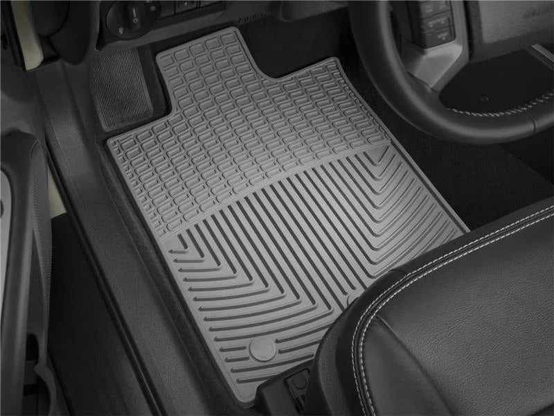 WeatherTech 13+ Mercedes-Benz SL-Class Front Rubber Mats - Grey - Back View