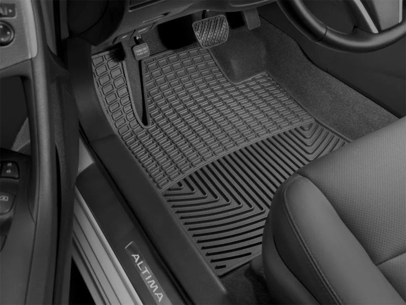 WeatherTech 13+ Nissan Altima Front Rubber Mats - Black - Installation View