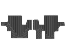 Load image into Gallery viewer, WeatherTech 13+ Nissan Pathfinder Rear Rubber Mats - Black - Side View