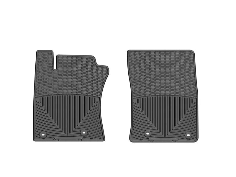 WeatherTech 13+ Toyota 4Runner Front Rubber Mats - Black - Side View