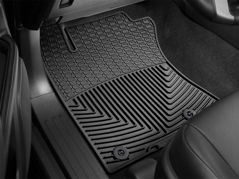 WeatherTech 13+ Toyota 4Runner Front Rubber Mats - Black - Detail View
